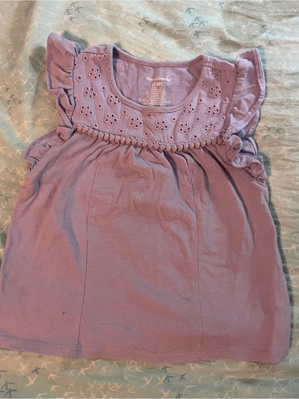Garanimals Lavender Eyelet Toddler Shirt